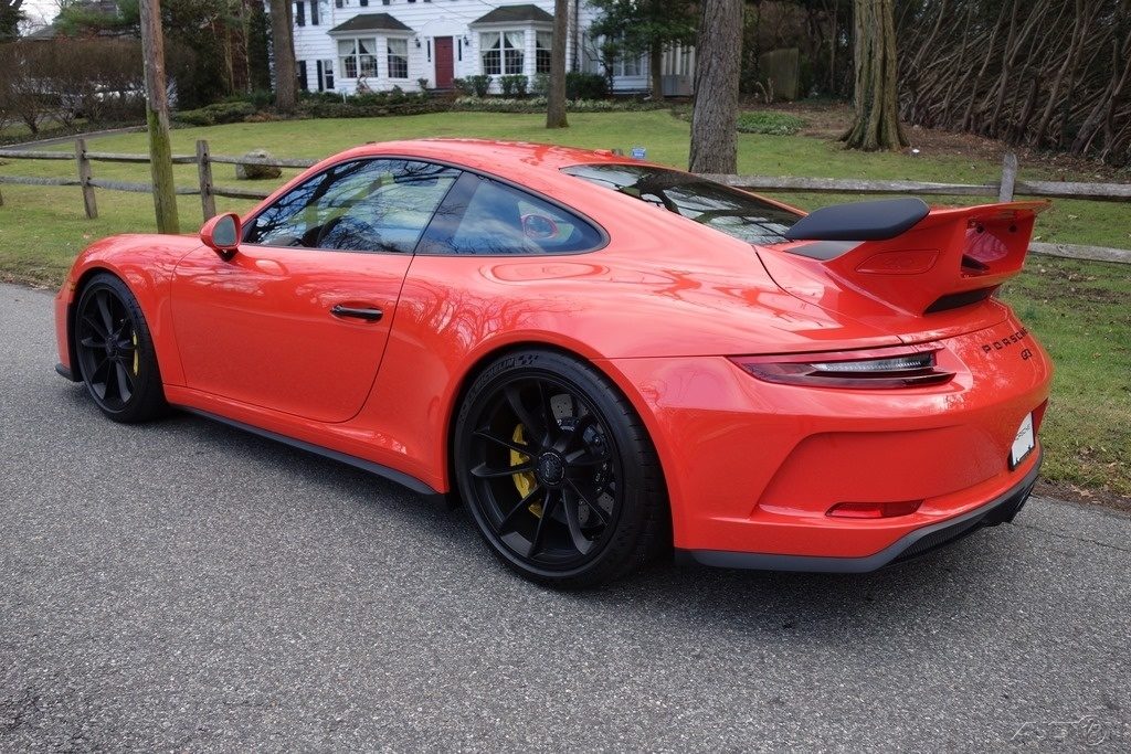 2018-porsche-911-gt3-lava-orange-for-sale-long-island-209900