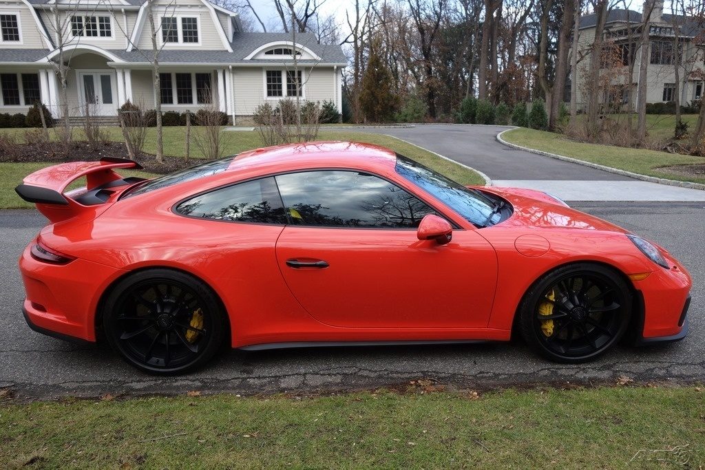 2018-porsche-911-gt3-lava-orange-for-sale-long-island-209900