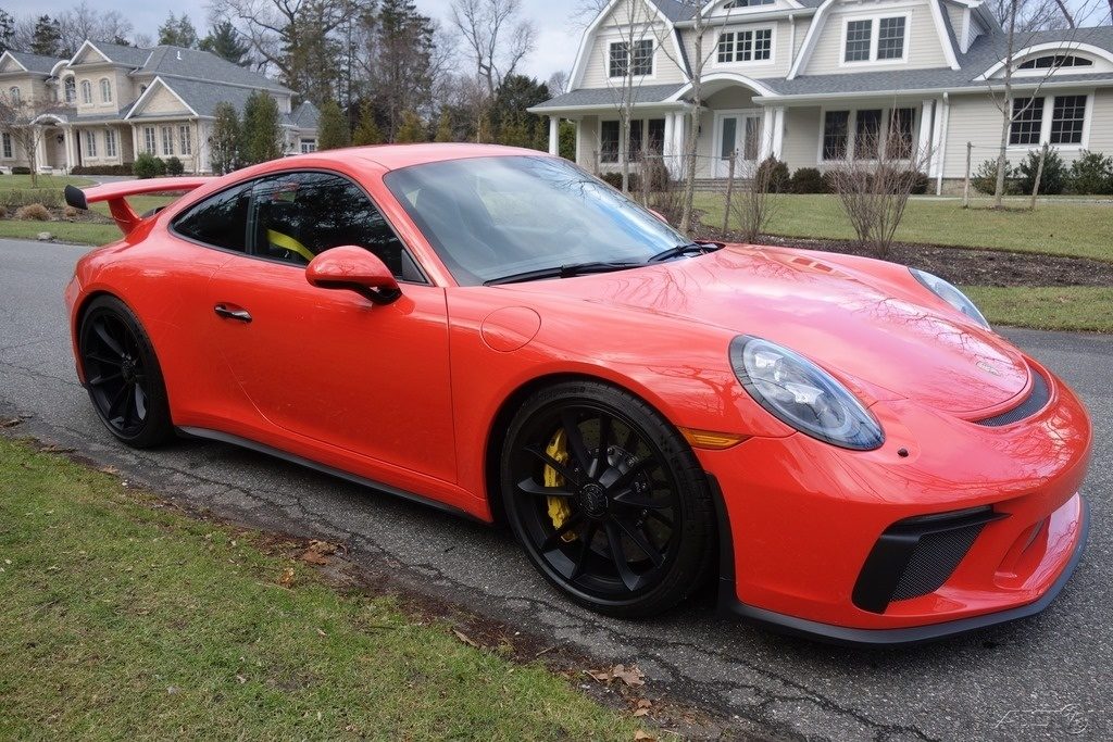 2018-porsche-911-gt3-lava-orange-for-sale-long-island-209900