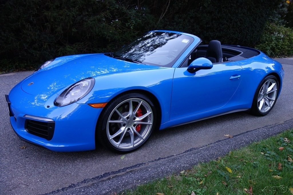 2017 Porsche 911 Carrera 4S Cabriolet - Voodoo Blue For Sale $141,900