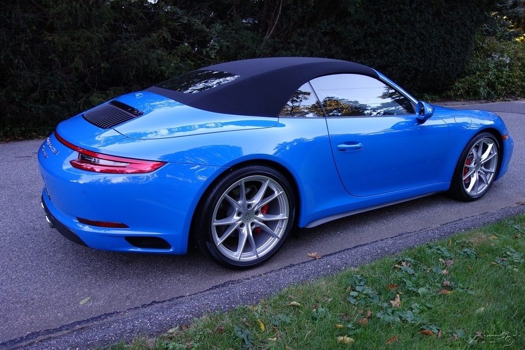 2017 Porsche 911 Carrera 4S Cabriolet - Voodoo Blue For Sale $141,900