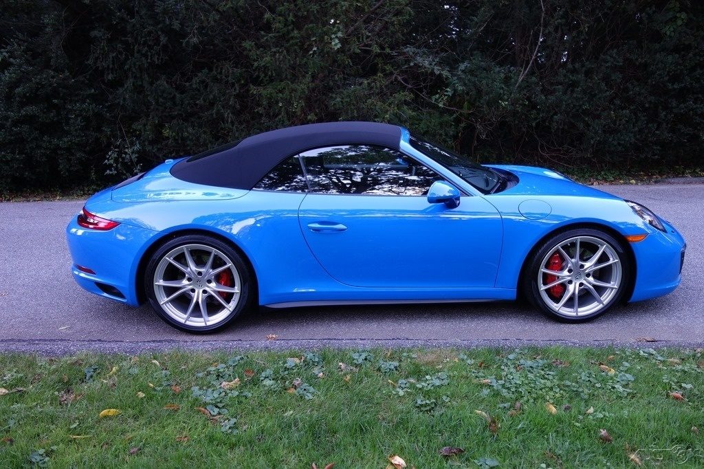 2017 Porsche 911 Carrera 4S Cabriolet - Voodoo Blue For Sale $141,900